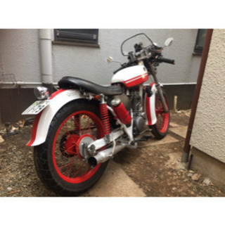 セロー 225 tw SR ローダウン カフェ カスタム レアの画像