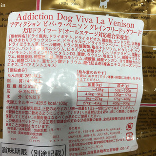 ADDICTION ドッグフードの画像