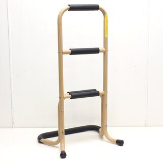 美品✨立ち上がり補助手すり✨🤓木目調✨3段✨完成品✨玄関・トイレ...