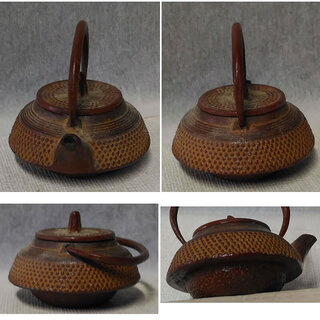 c550 豆鉄瓶 鉄製 水滴 ミニ 鉄瓶 書道具  の画像