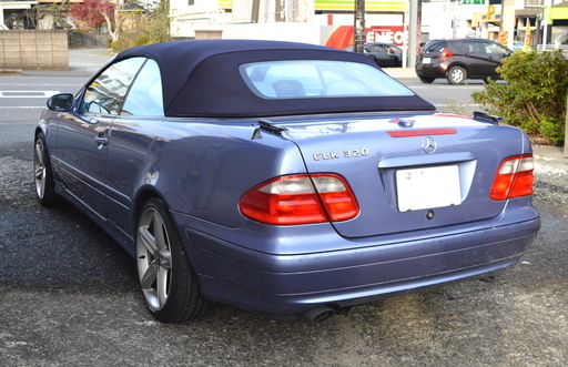 オープンカー 希少色* メルセデス ベンツ CLK320 クォーツブルー希少