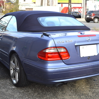 *オープンカー 希少色* メルセデス ベンツ CLK320 クォーツブルー　希少カラー　カブリオレの画像