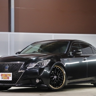 【車検２年付】  トヨタ クラウンハイブリッド アスリート ハイブリッド 2.5 S 新品社外20inアルミ/車高調/ETC☆自社ローン・オートローン全国対応の画像