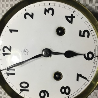ユンハンス柱時計　ホーロー文字盤　再値下げしましたの画像