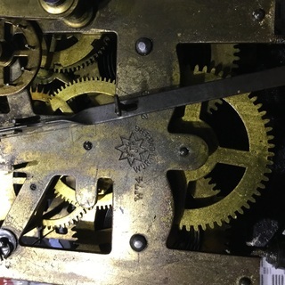 ユンハンス柱時計　ホーロー文字盤　再値下げしましたの画像