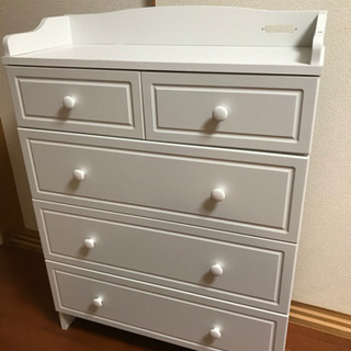 奥行30cm☆キャビネット　ホワイト