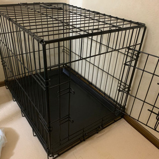 ペットゲージ  黒色の画像