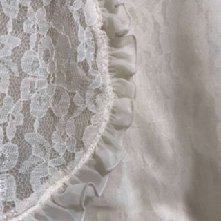 未使用 リバーシブルボレロ レース パーティ 結婚式 ストールの画像