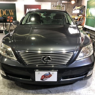 自社ローン★保証人不要★全国対応★レクサス LS460 Iパケージ　ダークグレーマイカ★純正ナビ・TV ★ブラックレザーシート★禁煙車★ETC車検R3/12/26★の画像