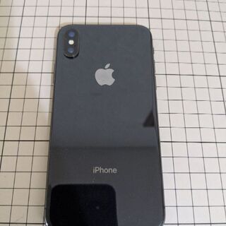 iPhone X スペースグレイ 256GB SIMフリー ジャンクの画像