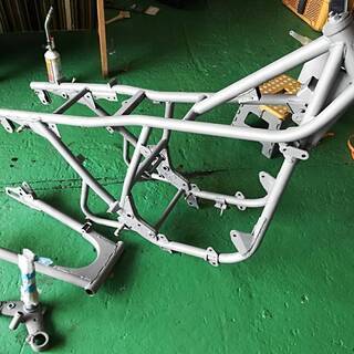 バイク、車のパーツ　サンドブラスト、パウダーコートします。 - 静岡市