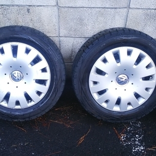 スタッドレス純正ホイールセット　フォルクスワーゲンポロ９N　18...