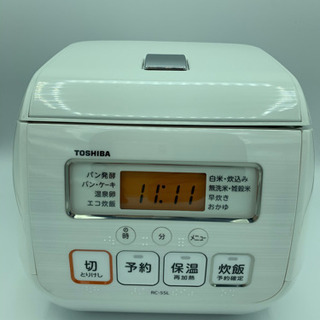 TOSHIBA 東芝　炊飯器　３合炊き　2018年製
