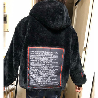 BACKS モコモコパーカーの画像