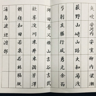 実用筆ペン字講座、ペン字講座の画像