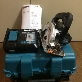 マキタ 125充電式丸ノコ HS471DGSB（中古品）の画像