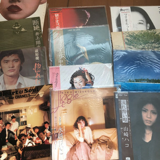 古いLPレコード、シングルレコード