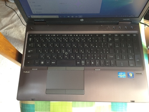 美品です。hp　 ProBook 6560b　Windows１０pro 搭載　テンキー付き
