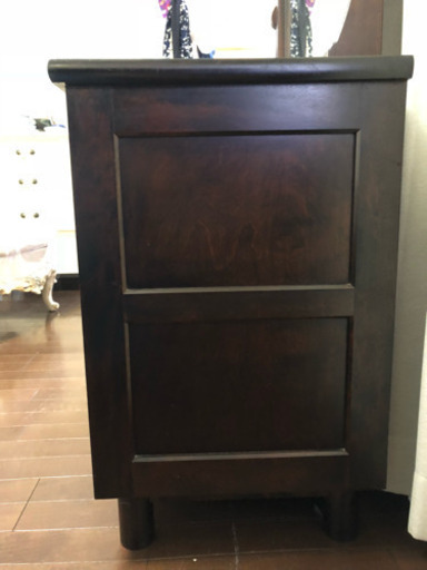 松本家具 鏡付きチェスト
