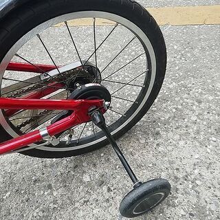【リサイクルショップスターズ城西店】美品！！　REAL SPORTS PRECISION　18インチ　キッズサイクル　ジュニア自転車　補助輪付きの画像