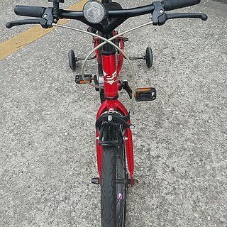 【リサイクルショップスターズ城西店】美品！！　REAL SPORTS PRECISION　18インチ　キッズサイクル　ジュニア自転車　補助輪付きの画像