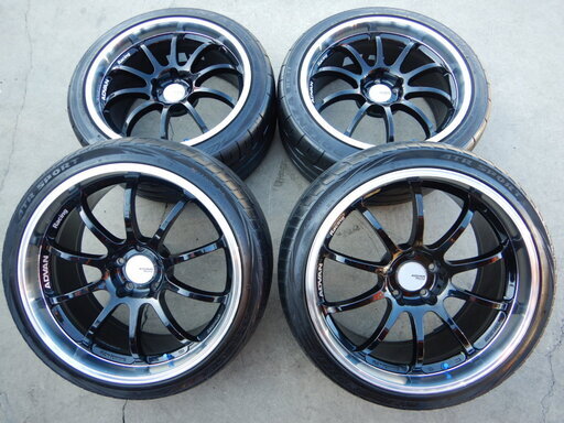 リム深！！　アドバンＲＳ－Ｄ　１９インチ　スカイライン、シルビア、Ｚ