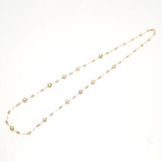 E024 K18 18金 TASAKI 田崎真珠 デザインネックレス 総重量23.2g ゴールデンパール E024 K18 18金 TASAKI 田崎真珠 デザインネックレス 総重量23.2g