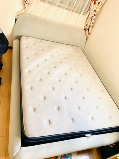 ニトリ ダブルベッド ベッドフレーム&マットレス