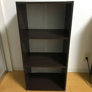 募集終了　ニトリ　カラーボックス　ブラウン