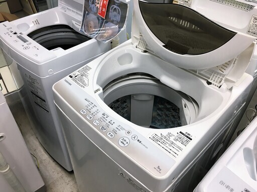 東芝5.0K洗濯機　2015年製!!!　分解クリーニング済み！！！