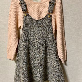 美品！サロペットワンピース  秋冬物