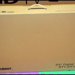 未開封 BLUEDOT 24V型 液晶テレビ  BTV-2410K ブルードット 24インチTVの画像