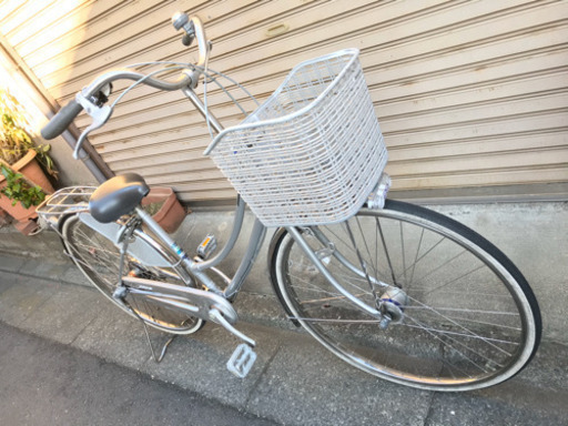 整備済中古自転車 ブリヂストン Jobna ママチャリ 3段変速 オートライト