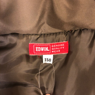 【未使用】EDWIN 中綿ファー付ジャンパー 150㎝の画像