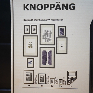 [商談中]【未使用】IKEA フレームセット　KNOPPANGの画像