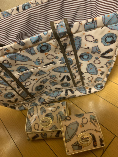 限定mimo,保冷買い物バック\u0026財布\u0026ミニ財布