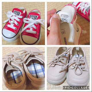 コンバース美品11.5cm 革靴　セット