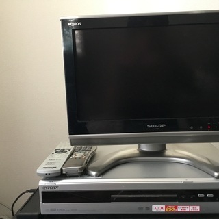 一旦受付中止　SHARP 16インチ　テレビ　&  SONY  ...