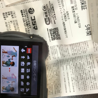 Kodak 防水カメラ（保証残4年）+SD16GB+Colemanカメラケースの画像