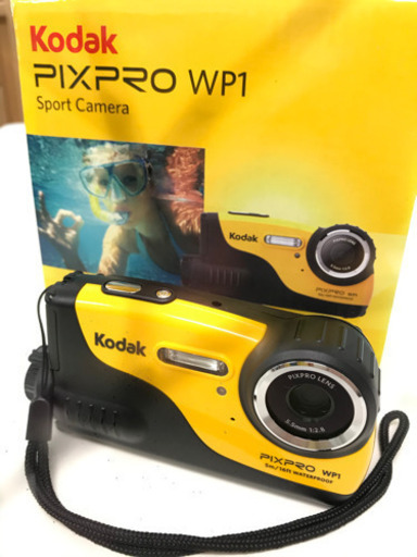 Kodak 防水カメラ（保証残4年）+SD16GB+Colemanカメラケース