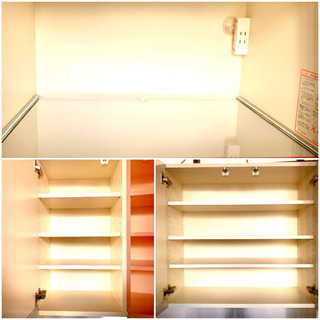 【引取先決定】MHO143 パモウナ 組み立て式 食器棚 赤色家具 キッチン用品 の画像