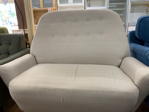 ソファ　2人掛け【店頭取引限定】【中古品】1点限り早い者勝ち