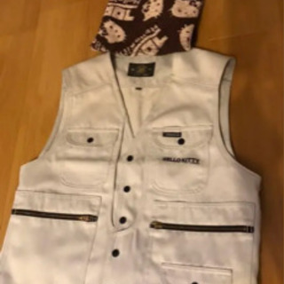 寅壱限定ハローキティ作業着上下セット