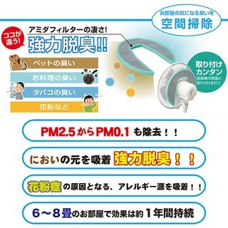 【新品！大幅値下げ！】アールデック 扇風機装着用 脱臭フィルター アミダフィルター AM-1の画像