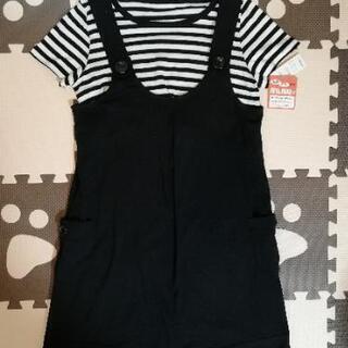 新品 マタニティ Tシャツ＆サロペット 授乳機能付き Mサイズ ...