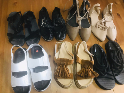 【全て未使用】レディース 靴 サンダル 7点まとめて 全size37 Mサイズ