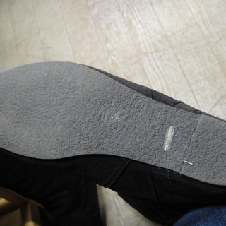 セール中につき、半額で販売中！1,097円→548円！　ロングブーツ ニーハイブーツ Sサイズ 約23cm ローヒール 合成皮革 レザー調 ブラウン レディースの画像