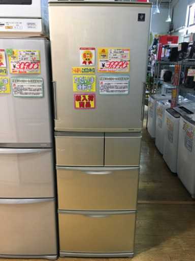 2/7 値下げ! 2011年製 SHARP シャープ プラズマクラスター 416L冷蔵庫 SJ-PW42T 日本製