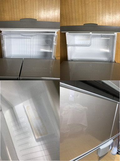 Ｃ２８８冷蔵庫/SHARP/SJ-KW42R-S/2009年製/動作品/5ドア/どっちもドア/418Ｌ/自動製氷/プラズマクラスター