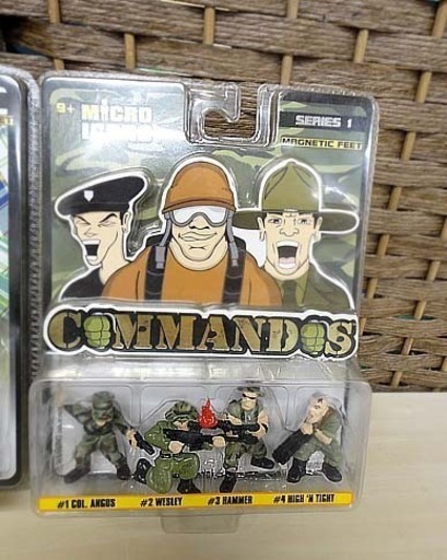 激レア 保管未開封 MICRO ICONS フィギュア Punks Commandos 人形 2セット 8体 マイクロアイコンズ ブリ
